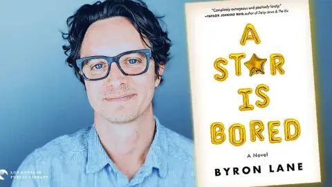 Playwright and screenwriter, Byron Lane and his first novel, A Star is Bored.
