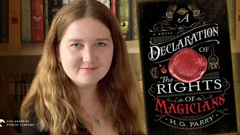 H.G. Parry and her new novel, A Declaration of the Rights of Magicians