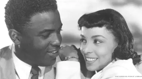 Jackie Robinson and Ruby Dee