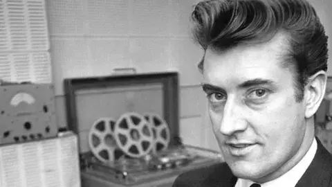 Joe Meek at his home recording studio, 1960s