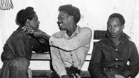 Franke Goode, 17, left; Francis J. Socwell, 18.