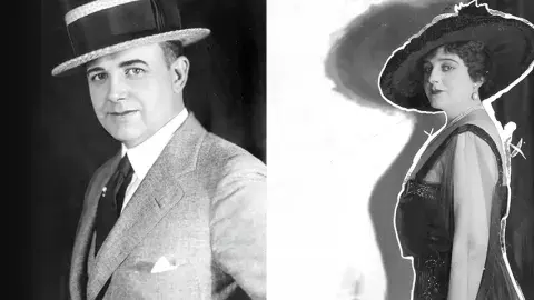 Performer Julian Eltinge in and out of drag