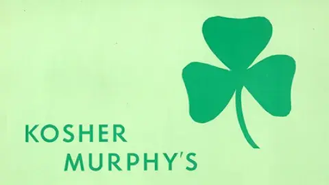 Kosher Murphy's with green clover