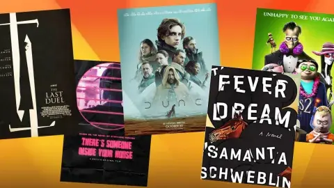 Collage of films adapted from books