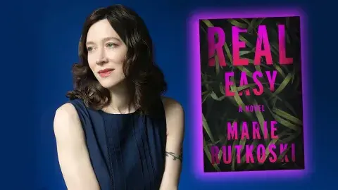 Author Marie Rutkoski and her first novel, Real Easy