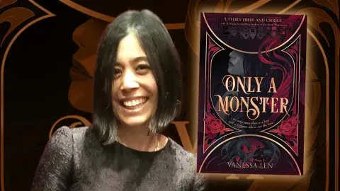 Author Kate Moore and her first novel, Only A Monster