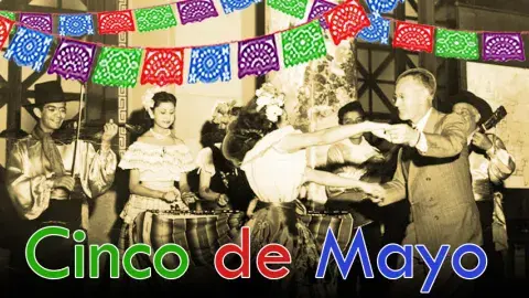 Cinco de Mayo plus colorful banners