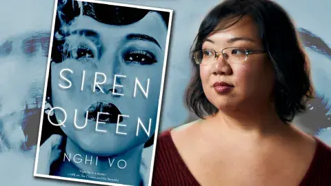 Author Nghi Vo and her book Siren Queen