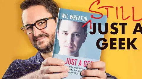 Author Wil Wheaton and his annotated memoir, Just A Geek