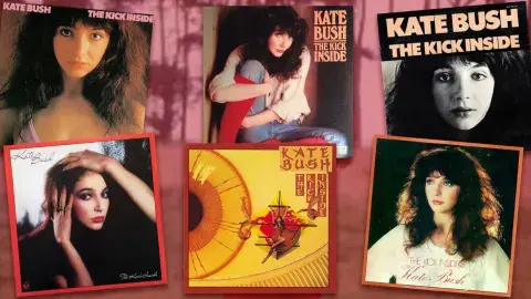 6 versions of the Kick Inside album cover