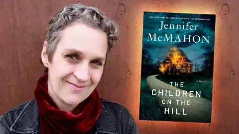 Author Jennifer McMahon and her latest novel, The Children on the Hill
