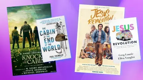 Collage of films and their adapted books