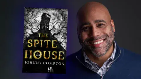 Author Johnny Compton and his debut novel, The Spite House