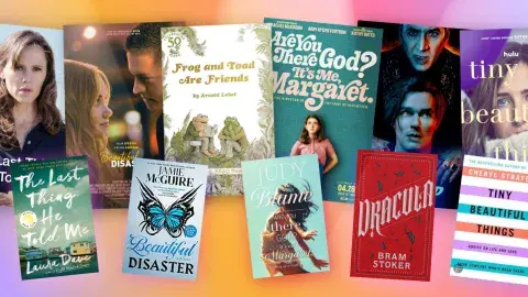Collage of films and their adapted books