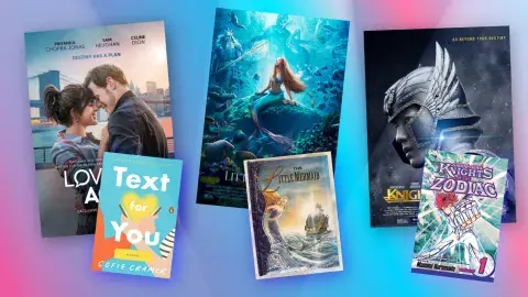 Collage of films and their adapted books