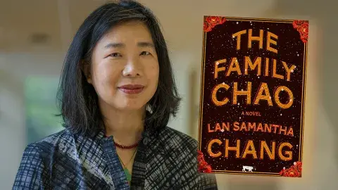Author Lan Samantha Chang and her latest novel, The Family Chao