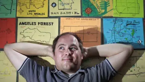 Eric Brightwell and his maps