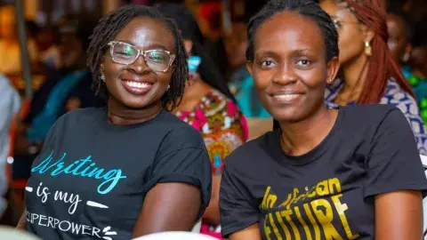 2 women at the Pa Gya! festival