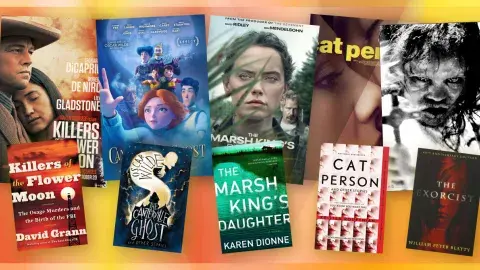 Collage of films and their adapted books