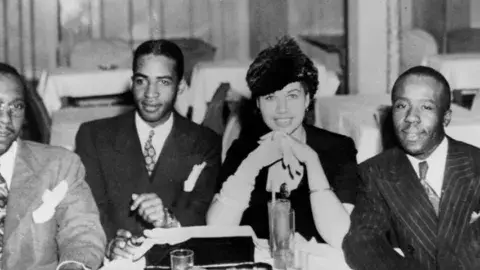 Nightclub at 42nd and Central Avenue, with Lucille and Edward on the right.