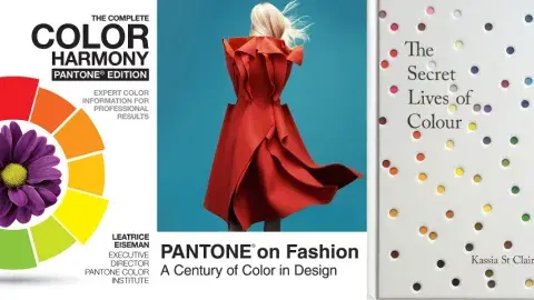 Book covers of recommended Pantone and color related books