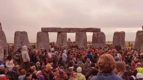 Stonehenge at the summer solstice