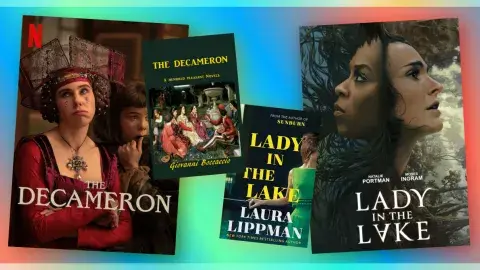 Collage of films and their adapted books