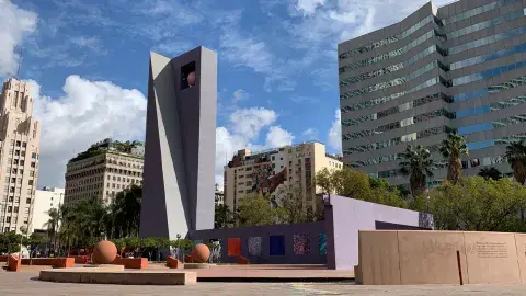 Pershing Square in Downtown Los Angeles