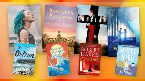Collage of films adapted from books