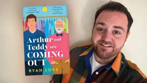 Writer Ryan Love and his debut novel, Arthur and Teddy Are Coming Out
