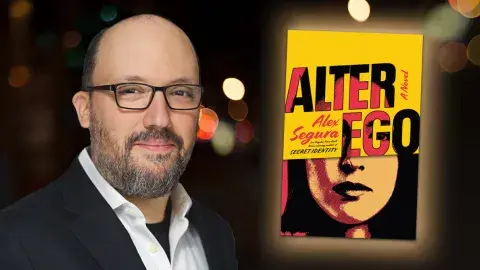 Author Alex Segura and his book Alter Ego