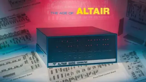 Collage of the Altair 8800 taken from the Age of Altair Catalog, 1975