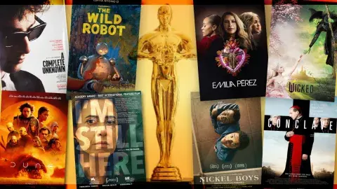 Collage of films nominated for an Academy Award