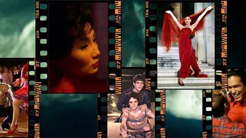 five movie poster stills