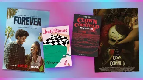 Collage of films and their adapted books