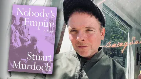 Stuart Murdoch and his debut novel, Nobody's Empire