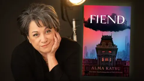 Author Kathleen Kaufman and her latest novel, Fiend