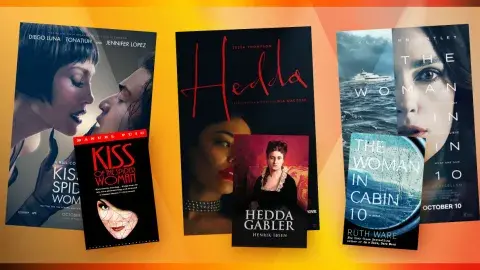 Collage of films adapted from books