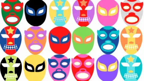 lucha-libre-colorful-masks-repeating