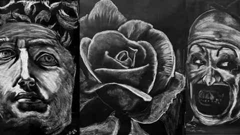 Chalk drawing for Teens