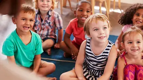Children listening 