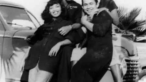 Sailors and friends at a picnic