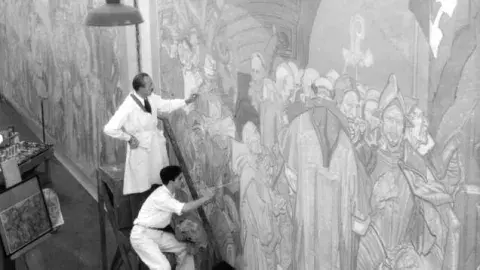 Cornwell Rotunda Mural