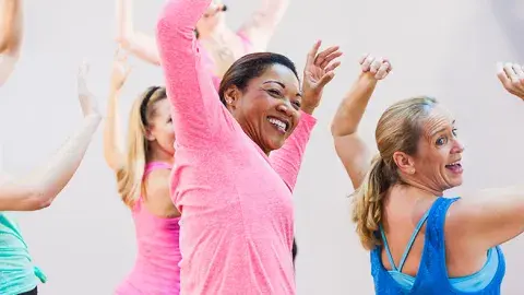 women dancing