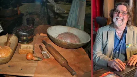 Richard Foss and a 19th century meal