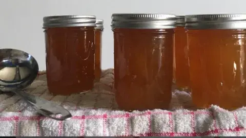 Jars of marmalade