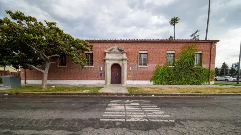 Exterior of John Muir Branch Library