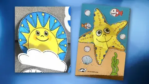 A sun craft and a beach craft