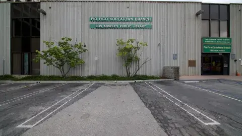Exterior of Pio Pico Branch Library