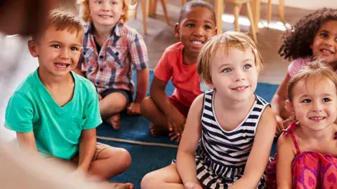 group of toddlers at a storytime
